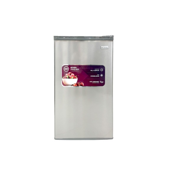 Imagen del producto Nevera 92l/3.25pc acero inoxidable (f)