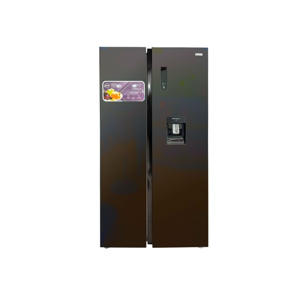 Imagen del producto Nevera 622l/21.99pc (nf) side by side, c/da, acero inoxdable negro