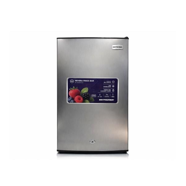 Imagen del producto Nevera 92l/3.2p.c (f), acero inoxidable