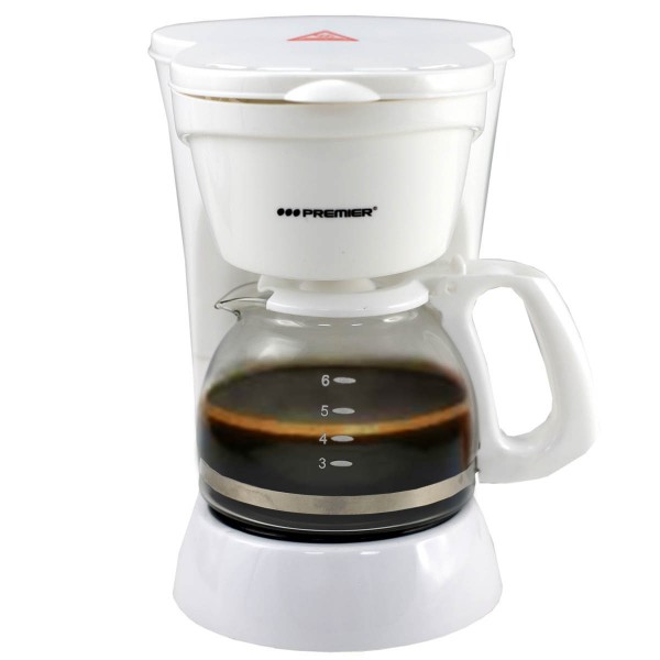 Imagen del producto Cafetera 6 tazas, con jarra de vidrio