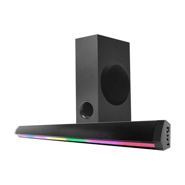 Imagen del producto Barra de sonido usb/bt/fm/aux/hdmi c/cr 1+1