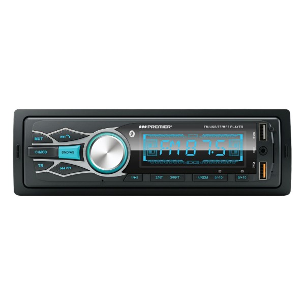 Imagen del producto Car audio multimedia fm/bt/usb/tf/aux (dc12v-negro)