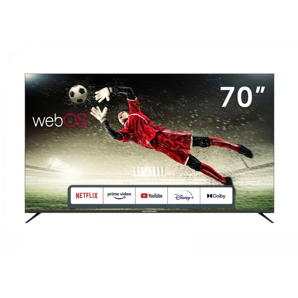 Imagen del producto Tv 70” uhd webos smart c/ dvb-t2, control remoto voz (1+1)