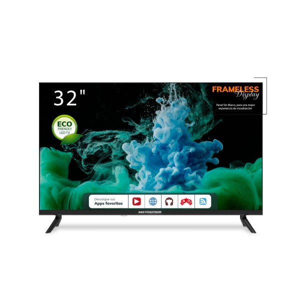 Imagen del producto Tv 32” hd smart c/dvb-t2, s/marco, android 11.0