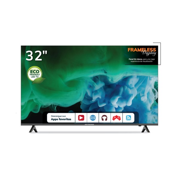 Imagen del producto Tv 32” hd smart c/dvb-t2, s/marco android 13.0