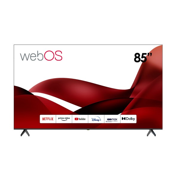 Imagen del producto Tv 85” uhd webos smart c/dvb-t2, c/r de voz, sin marco, dolby