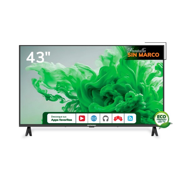 Imagen del producto Tv 43” fhd smart c/dvb-t2, sm, android 14.0,