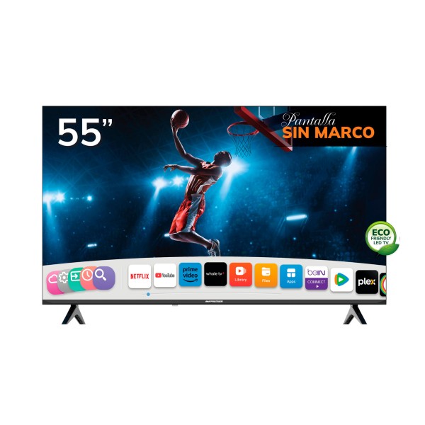 Imagen del producto Tv 55” uhd smart c/dvb-t2, android (whale os), sm, c/cr voz