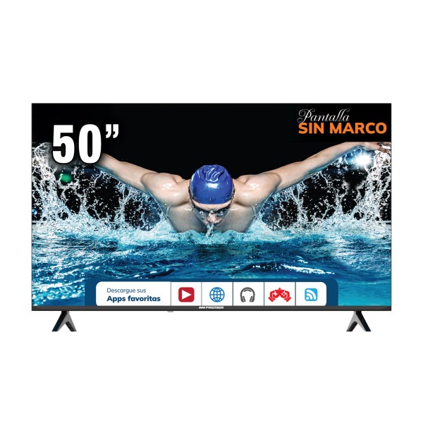 Imagen del producto Tv 50” uhd smart c/dvb-t2, android 14.0, sm, dolby c/cr voz