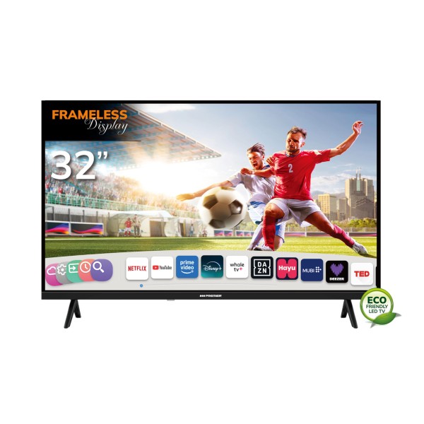 Imagen del producto Tv 32” hd smart c/dvb-t2, android, (whale os), sm, c/cr voz (1+1)