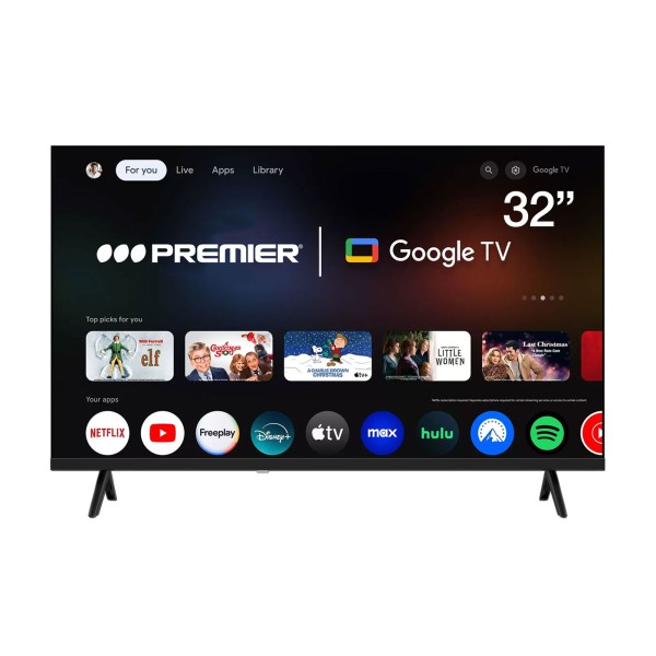 Imagen del producto Tv 32” hd smart c/dvb-t2, google 5.0, sm, 1 c/r voz (1+1)