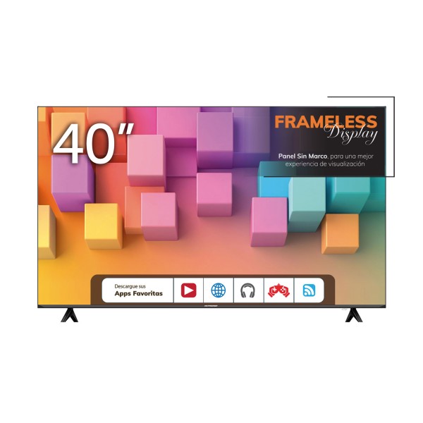 Imagen del producto Tv 40” fhd smart c/dvb-t2, android, sm, c/cr