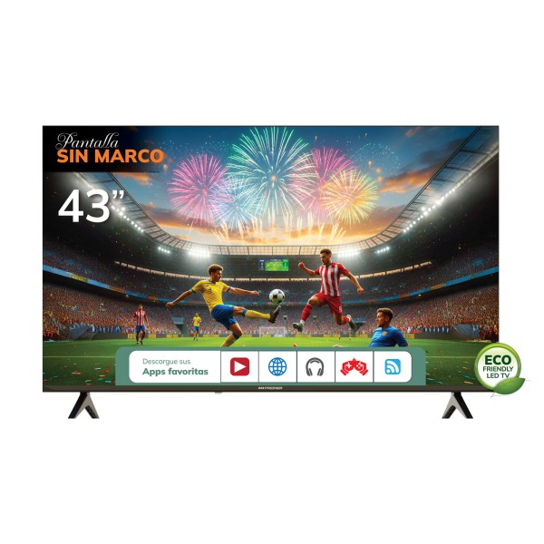 Imagen del producto Tv 43” fhd smart c/dvb-t2, android, sm, c/cr