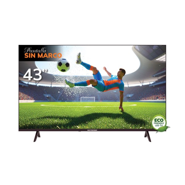 Imagen del producto Tv 43” qled smart c/dvb-t2, google 5.0, sm, 1 c/r voz