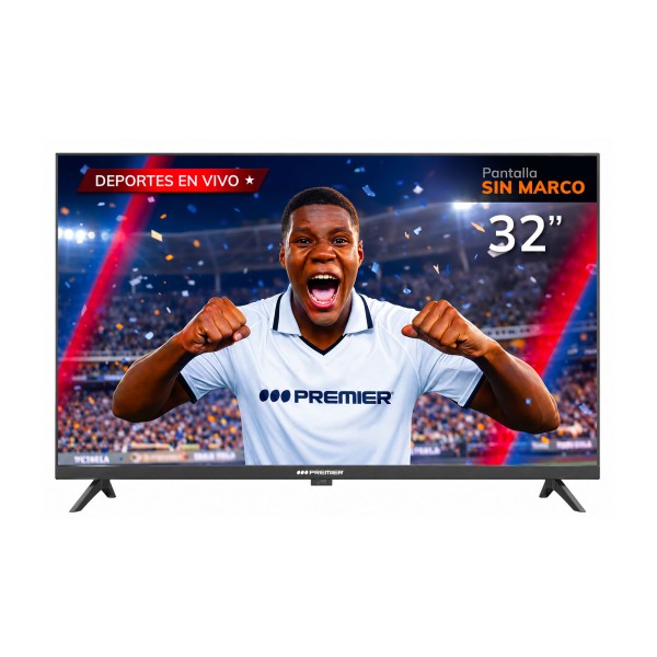 Imagen del producto Tv hd smart c/dvb-t2, android, sm, c/cr de voz (nido)
