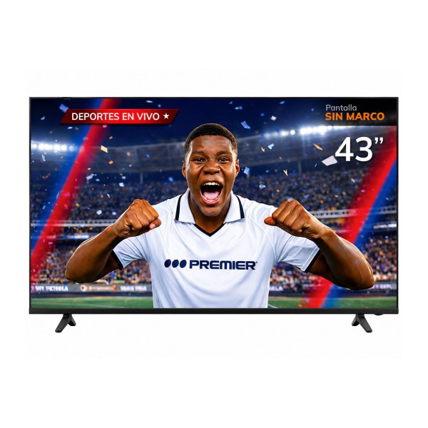 Imagen del producto Tv 43” qled smart c/dvb-t2, google, sm, c/cr de voz